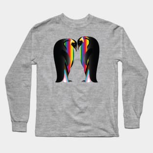 Queer Penguin Pride! Long Sleeve T-Shirt